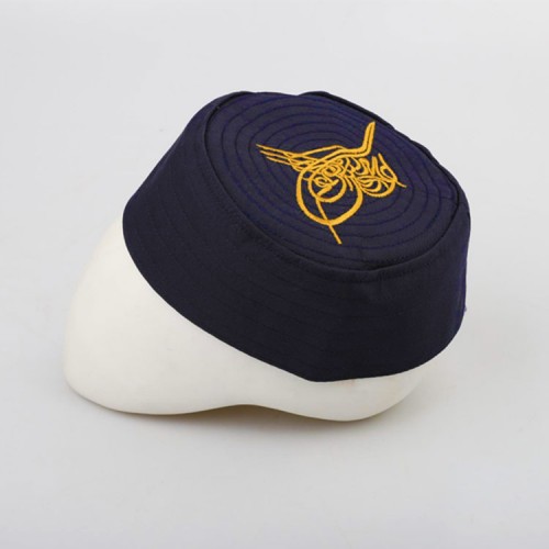 Takke - Tuğra Nakışlı Lacivert